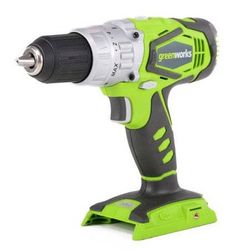 New In Box Greenworks 24V Cordless Lithium-Ion 2-Speed 1/2-Inch Hammer Drill no battery or charger