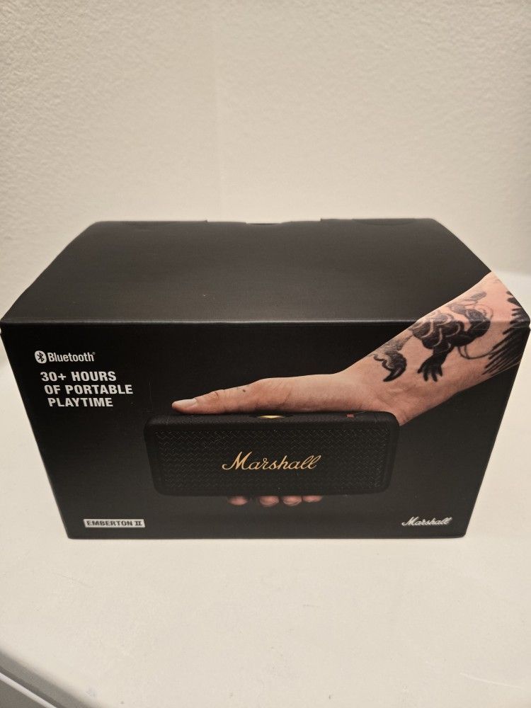 Sealed Marshall Bluetooth Speaker
