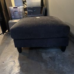 Dark Gray Ottoman