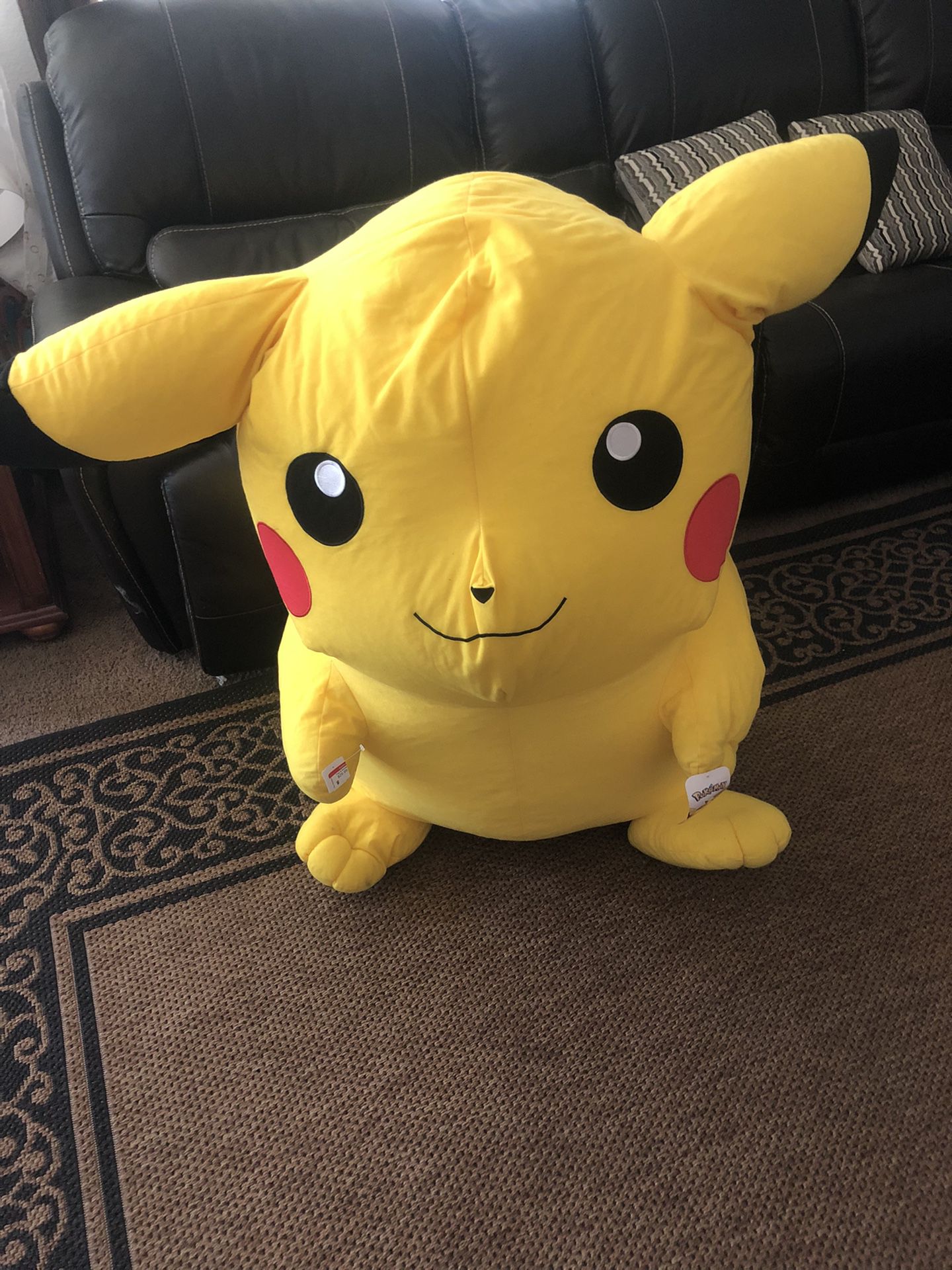 New Giant Pokémon Pikachu Plush Toy Factory 45" GENUINE AUTHENTIC W/ Tags