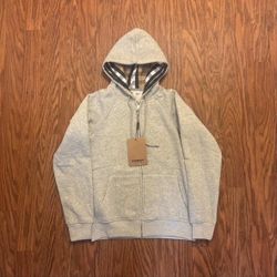 Burberry Gray zip Up 