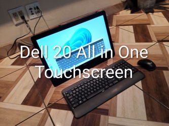 Touchscreen Dell Inspiron 3052-All in one-8gb ram-250gb HD SSD solid-go-od for Offic-es and bus-nisses.