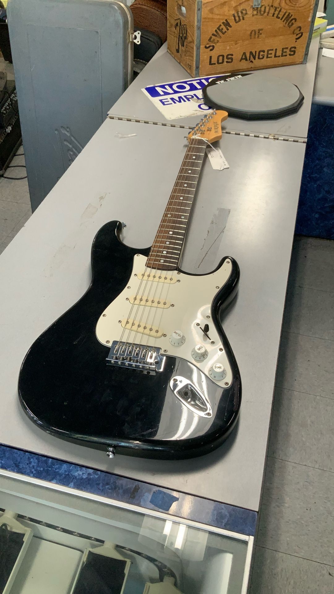 Black Import Strat