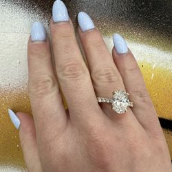 14k LAB DIAMOND RING 