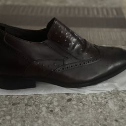 Men’s Brown Calden Leather Dress Shoes Size 11.5 