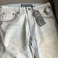 New Men’s Affliction Jeans Size 32 