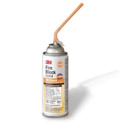Case of 12, 3M - 54907 Fire Block Foam Fb-Foam Orange 12 Fluid Ounce Can