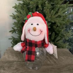 HOLIDAY CONTAINER SNOWMAN- NWT