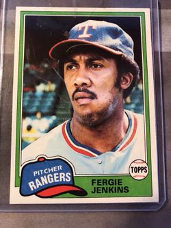 1981 Topps Nm 158 Fergie Jenkins baseball card