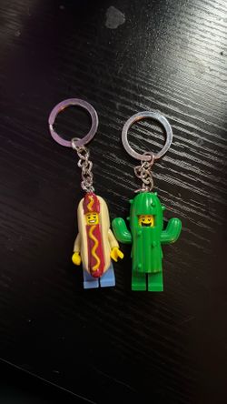 Lego mini figures keychains