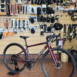 Gravel Bike with Future Shock By Specialized 