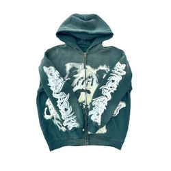 MF GLOW IN THE DARK ZIP UP (Green)