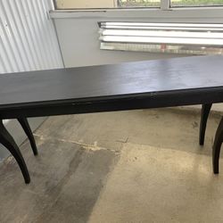 Table //, Long, Black Table / Entrance Table/ sofa table