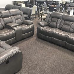 3pc Recliner Sofa Set