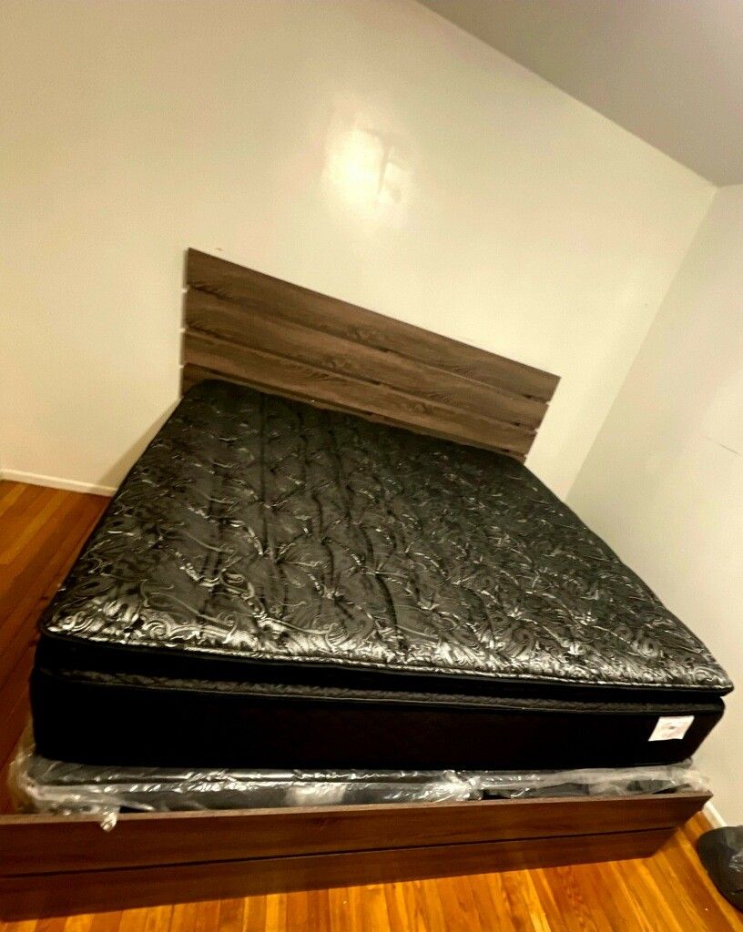 QUEEN BRAND NEW PILLOW TOP MATTRESS AND BOXSPRING SAME DAY DELIVERY