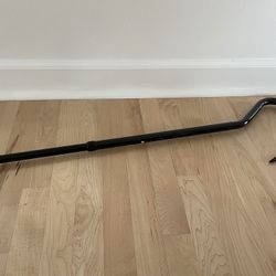 Black Adjustable Metal Cane 