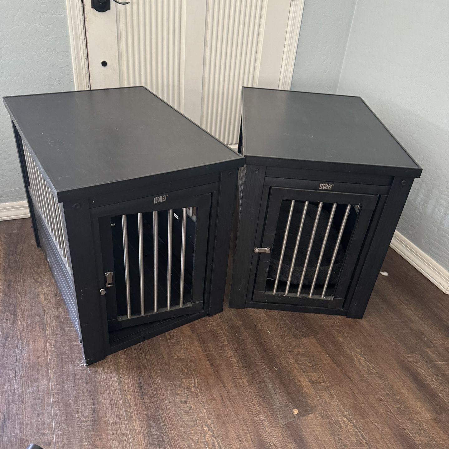 2 ECOFLEX Medium Size Dog Crates