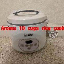 Aroma  10  cups  rice  cooker  -  $20