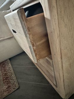 Vintage mix-matched nightstands