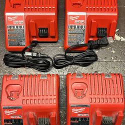 Milwaukee M12 & M18 Chargers