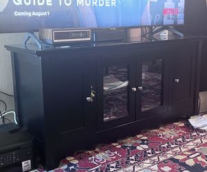 Black TV stand OBO