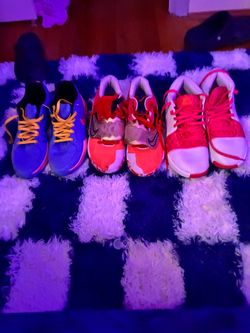 Nike Basketball Sneakers Lot  3 Pairs