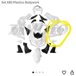 A2 Unpainted Motorcycle Fairing Kit Fit for 2005 2006 Kawasaki Ninja ZX6R ZX 636 Fairings Set ABS Plastics Bodywork