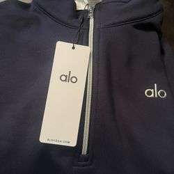 Men Alo Jacket Navy Blue