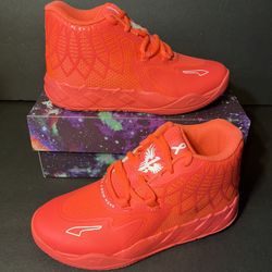 Puma Melo MB.01 Pink Alert White 3 Youth