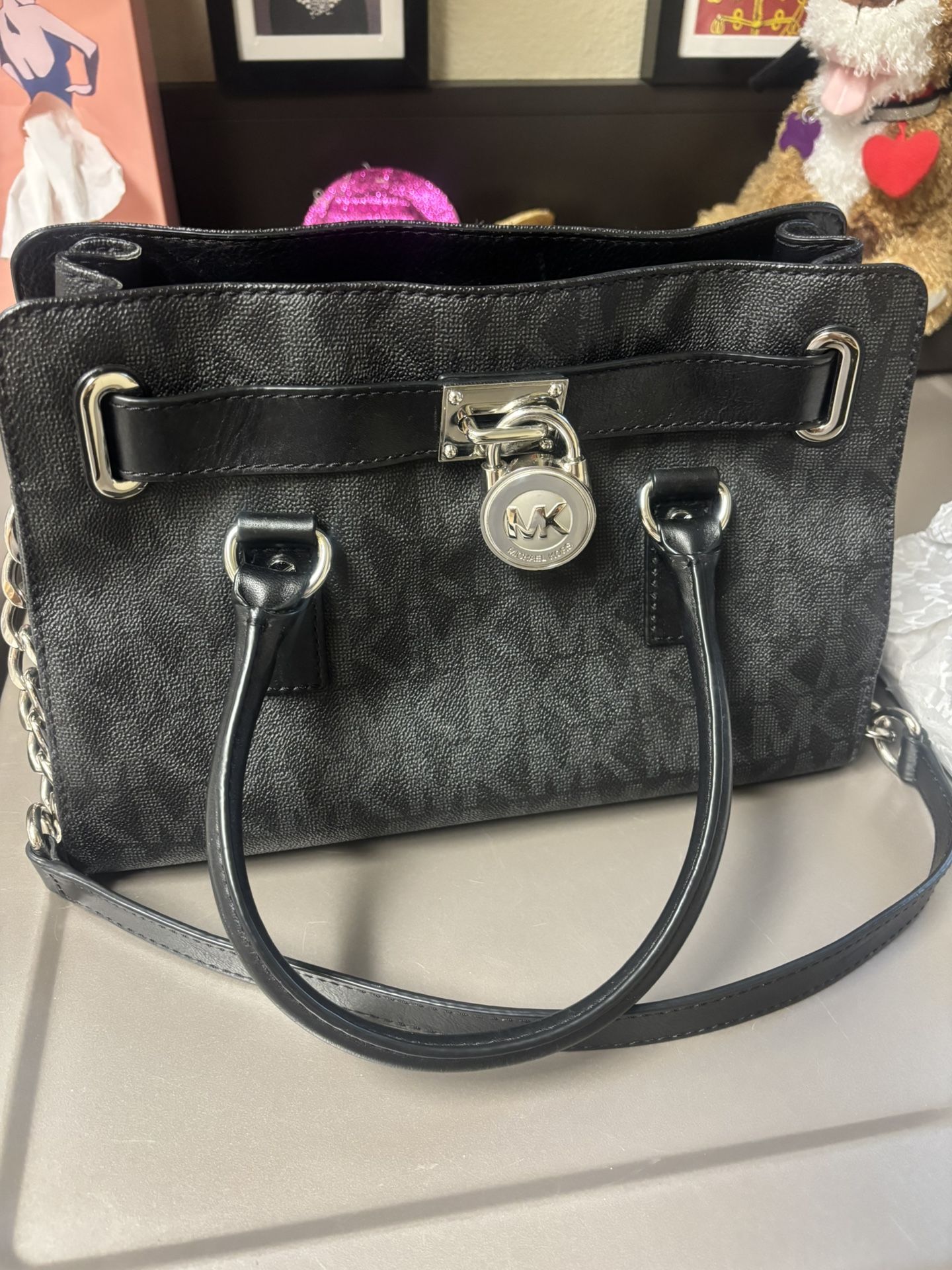 Michael Kors Satchel Handbag With Cross Body Strap