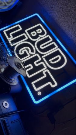 Budlight neon sign