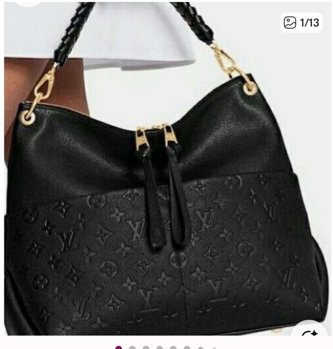 Louis Vuitton Maida Leather Hobo Bag