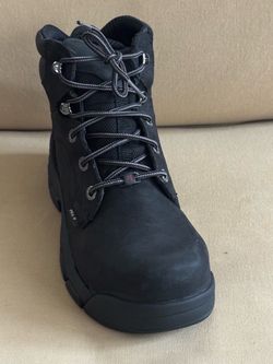 Size 7.5M Black Wolverine Merlin Waterproof Composite Toe Boots