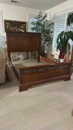 Queen Bed Frame - Brown