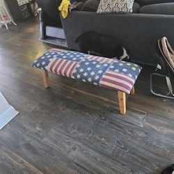 Patriotic Bench