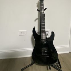 Jackson Dinky JS12 Black Electric Guitar 