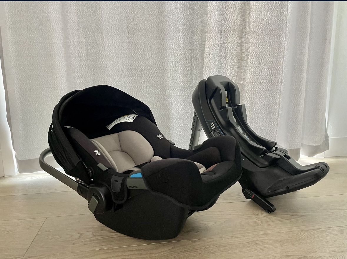 Mockingbird Single Stroller With Nuna Car Seat, Base, And Car Seat