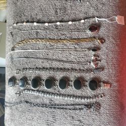 Lots Of Sterling .925 Jewelry. Marcasite, Onyx Etc. 