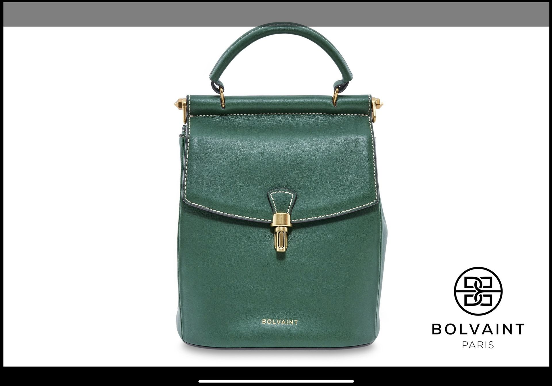 BOLVAINT PARIS PREMIUM LEATHER BACKPACK AND SHOULDER BAG