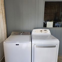 MAYTAG WASHER AND KENMORE DRYER GOOD CONDITION BOTH ELECTRIC LARGE CAPACITY HEAVY DUTY KING SIZE CAPACITY PLUS DELIVERY AVAILABLE 
