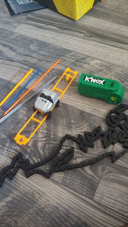 K'nex roller coaster with motor