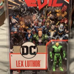 Lex Luther Forever Evil 3.75 Figure With Comic Book McFarlane Toys