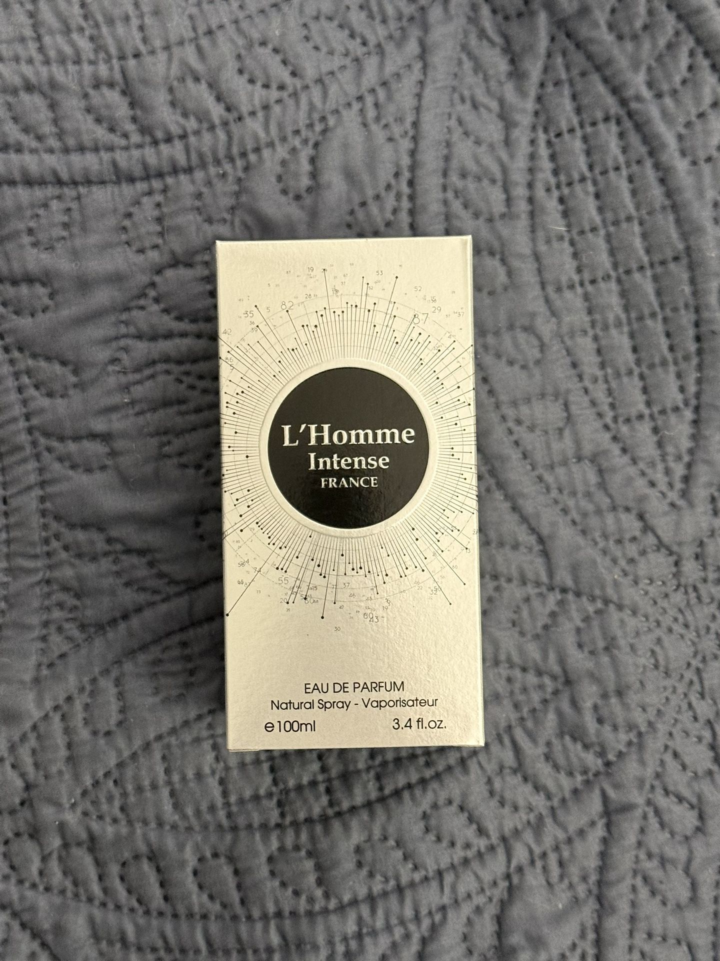 L’Homme Intense France. Eau De Parfam. 3.4 FL Natural spray. Brand New!