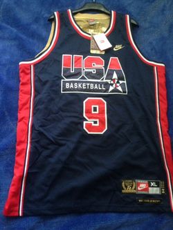Authentic Nike USA Legends Dream Team #9 Michael Jordan, size XL