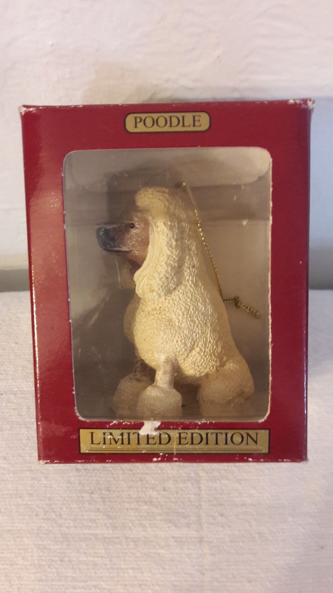 Limited Edition Poodle Christmas Ornament NEW in Sealed box