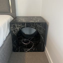 Faux Marble End Tables Or Night Stands