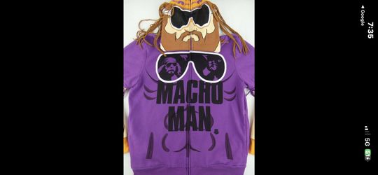 WWE "Macho Man" Randy Savage zip-over hoodie