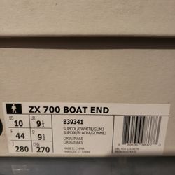 Adidas ZX 700 Boat Shoes Size 10