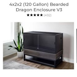 120 Gallon Lizard Terrarium 