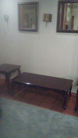 I have a coffee table with 2 end tables